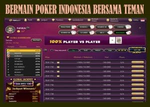 BERMAIN POKER INDONESIA BERSAMA TEMAN - Permainan poker adalah permainan kartu yang dapat dimainkan secara online ataupun dapat juga dimainkan secara langsung di meja perjudian di casino tempat perjudian. Permainan poker yang dimainkan di casino, para pemain harus membawa uang aslinya untuk dijadikan sebagai taruhan dan memperoleh keuntungan pada permainan yang dilangsungkan.  Tetapi pada permainan poker ini setiap pemain harus membawa uang yang banyak juga setelah selesai bermain. Berbeda dengan permainan poker yang dimainkan secara online, setiap pemain yang melangsungkan permainan poker onlinenya dapat memainkan permainan poker onlinenya dimana pun diinginkan dan para pemain pun dapat memainkan permainan poker kapan pun para pemain ingin memperoleh kemenangan dalam permainan yang dilangsungkan. Akan tetapi pada permainan yang dilangsungkan secara langsung di casino memiliki perbedaan dan kenyaman tersendiri dibandingkan permainan poker lainnya. Pada permainan poker yang dimainkan secara langsung di casino tempat perjudian, setiap pemain dapat memperoleh keuntungan sebagai beriktu Pemain melangsungkan permainan pokernya dengan tenang dan para pemain dapat berinteraksi dengan para pemain lainnya yang melangsungkan permainan poker.Selain dari itu setiap pemain juga dapat menyaksikan permainan poker pemain lain terlebih dahulu sebelum melangsungkan permainannya di meja perjudian tersebut.Selain dari itu setiap pemain juga dapat mengganti pemain dengan pemain lain di permainan selanjutnya apabila para pemain sudah buntu dengan permainan yang dilangsungkan. Sedangkan untuk permainan poker yang dimainkan secara online, setiap pemain dapat memperoleh keuntungan yang berbeda juga yang hanya dapat diperoleh oleh para pemain dengan melangsungkan permainannya di poker online. Untuk keuntungan yang dimaksudkan adalah Keunggulan pertama yang dapat dinikmati oleh para pemain yang melangsungkan permainan poker secara online adalah para pemain dapat memainkan permainan poker dimana pun dan kapan pun para pemain inginkan.Para pemain juga tidak perlu terlalu ribet dengan membawa dana untuk melangsungkan perjudian. Pada permainan judi online ini setiap pemain dapat melakukan taruhannya dengan menggunakan sistem transfer dana melalui rekening ke rekening bandar untuk dilakukan pengisian dana ke account pemain.Begitu juga dengan pencairan dana yang dilakukan, para pemain dapat mencairkan dana hasil kemenangannnya dan dana tersebut pun akan langsung dikirim ke rekening yang di daftarkan tanpa harus pemain datang dan mengambil uang tersebut lagi.Selain dari itu, pada permain poker online dapat memperoleh keuntungan lainnya yang diberikan oleh agen poker kepada para pemain untuk dijadikan seabgai dana tambahan pada permainan poker. Agen Terpercaya Poker Online Private Room - Keuntungan yang dapat diperoleh oleh para pemain dalam permainan poker ini akan selalu di terima oleh para pemain dan pemain lainnya yang melangsungkan permainan pokernya secara online disini. Dan yang paling menarik dalam melangsungkan permainan poker onlinennya disini adalah setiap pemain yang melangsungkan permainan pokernya dapat bermain poker onlinenya Bersama dengan kenalannya dalam satu meja poker online. Bagi para pemain poker online yang melangsungkan permainannya dan membawa temannya untuk melangsungkan permainan poker onlinennya juga Bersama, maka pemain tersebut akan selalu memperoleh bonus dari bandar setiap minggunya selama pemain yang didaftarkan selalu aktif dalam permainan poker.  Untuk bonus yang diberikan oleh bandar pun tidaklah kecil dan dapat digunakan oleh pemain sebagai dana tambahan dalam permainan untuk memperoleh kemenangan di poker online. Selain keuntungan yang diperoleh pada permainan poker disini, para pemain juga dapat memainkan permainan pokernya dengan kenalan atapun para pemain dapat langsung membuat meja tersendiri untuk dapat memainkan permainan pokernya dengan kenalannya sehingga permainan yang dilangsungkan pun sangatlah menarik dan uang yang di taruhkan pun menjadi lebih aman.. JUDI ONLINE POKER - Pada permainan poker online, setiap pemain dapat memperoleh keuntungan besar dari permainan yang dilangsungkan. Dimana pada poker ini setiap pemain dapat juga memperoleh bonus lainnya secara Bersamaan pada meja yang dilangsungkan. Pada permainan poker ini setiap pemain juga bisa langsung mencairkan dana yang diperoleh tanpa harus takut kepada agen judi yang akan mencelakai para pemainnya untuk dapat melangsungkan permainan kembali hingga memperoleh kekalahan dalam permainan. Setelah para pemain yang melangsungkan permainannya disini akan diberikan informasi jika saldo para pemain sudah mencapai kemenangan dan keuntungan yang besar pada permainan sehingga pemain yang memperoleh keuntungan tersebut dapat segera mencairkan dananya dan melakukan pengisian ulang untuk memperoleh keuntungan baru tanpa harus habis terlebih dahulu untuk dapat yang diperoleh. Dan keuntungan seperti ini hanya dapat dinikmati oleh para pemain hanya dengan mendaftarkan permainan poker online anda di poker online Indonesia dan jangan lupa juga untuk merekomendasikan pemain lain untuk dapat bermain  Bersama disini sehingga anda dapat memperoleh kemenangan lebih besar lagi dalam permainan yang dilangsungkan.