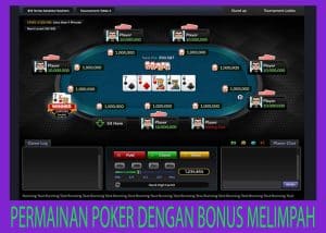 PERMAINAN POKER DENGAN BONUS MELIMPAH